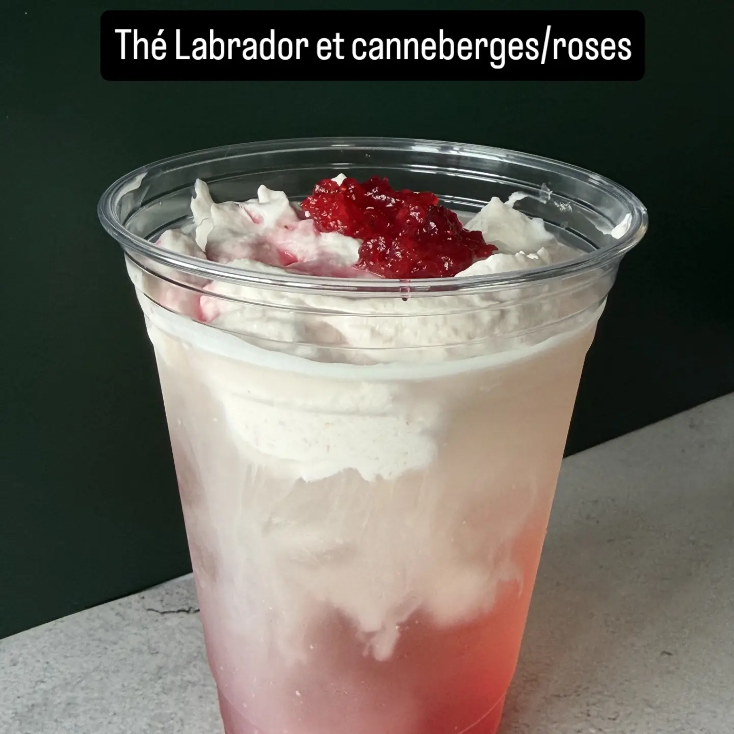 Thé Labrador et canneberges et roses